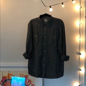 J. Crew Chambray Long Sleeve Button Up